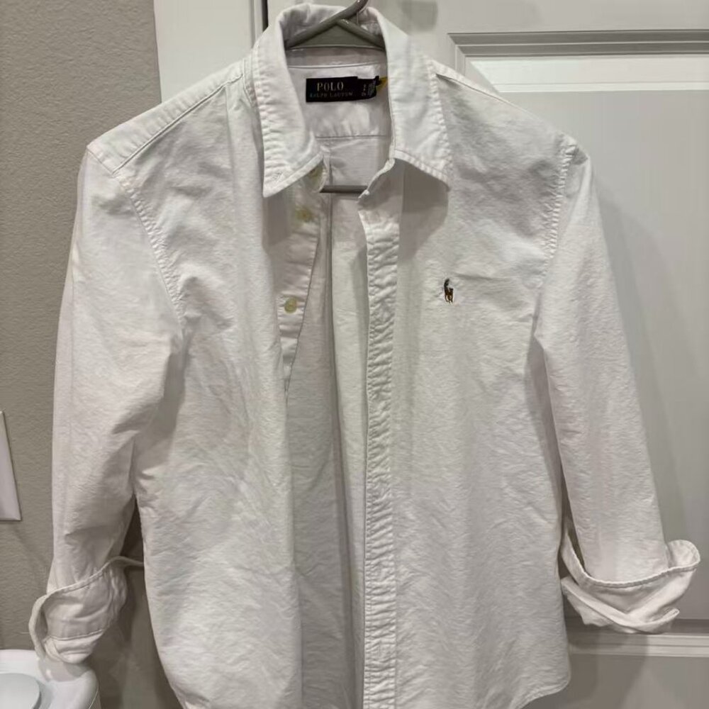 Polo Ralph Lauren Cotton White Shirt